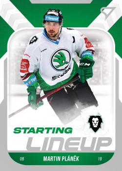 Martin Planek Mlada Boleslav Tipsport ELH 2022/23 SportZoo 2. serie Starting LINEUP #SL-20